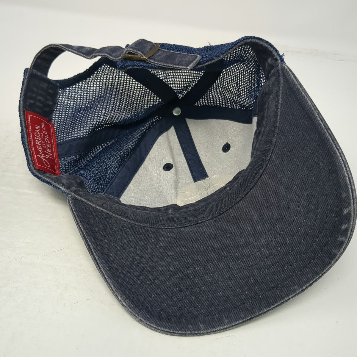 American Needle Baseball Cap Blue One Size Laguna Beach Surf Club Mesh Hat