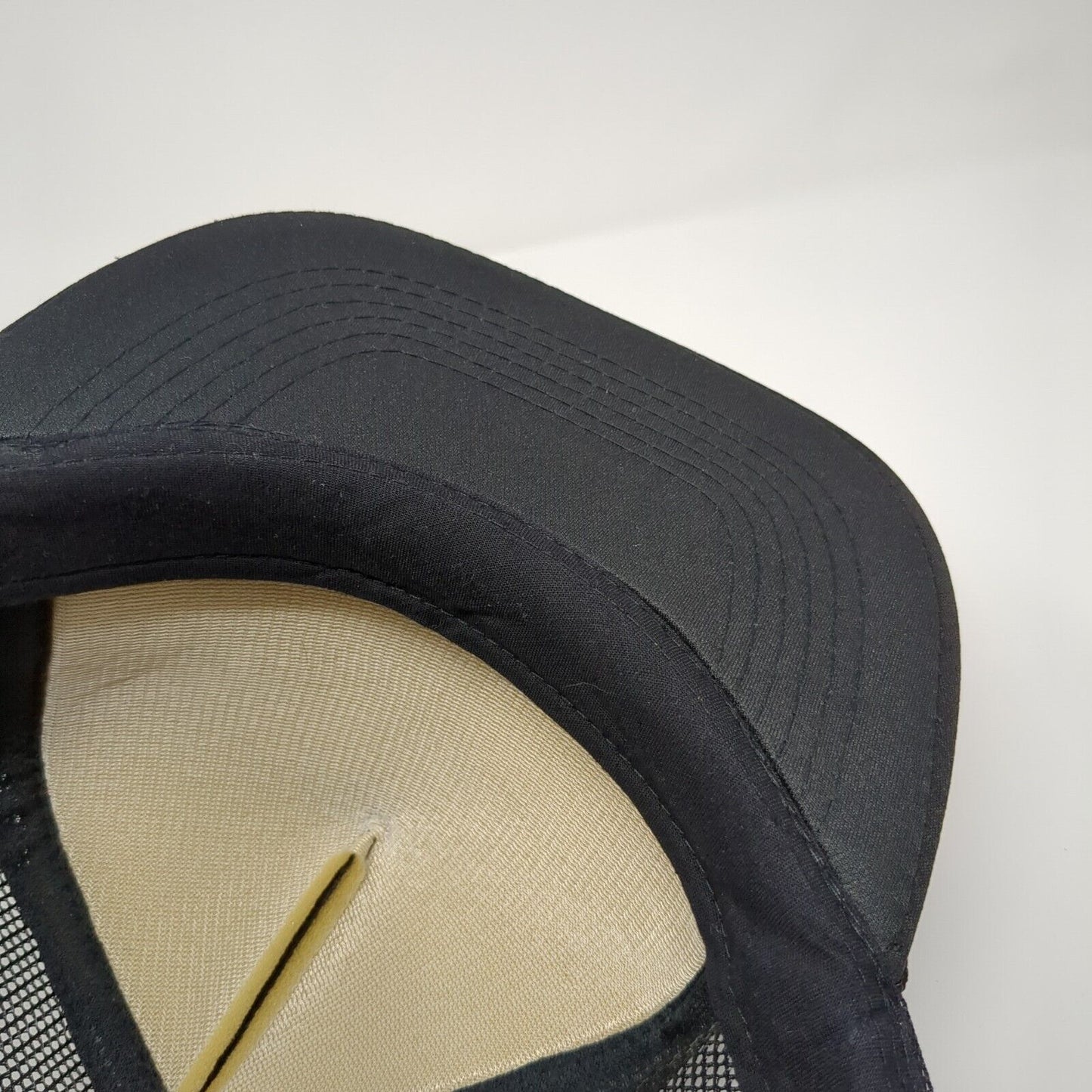 Donna's Tours Snapback Rope Trucker Hat Black OSFA Mesh Back Solid