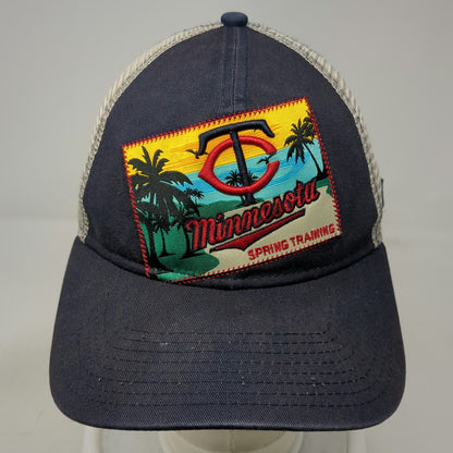New Era MLB Minnesota Twins Blue OSFM Trucker Hat Mesh Snapback Spring Training