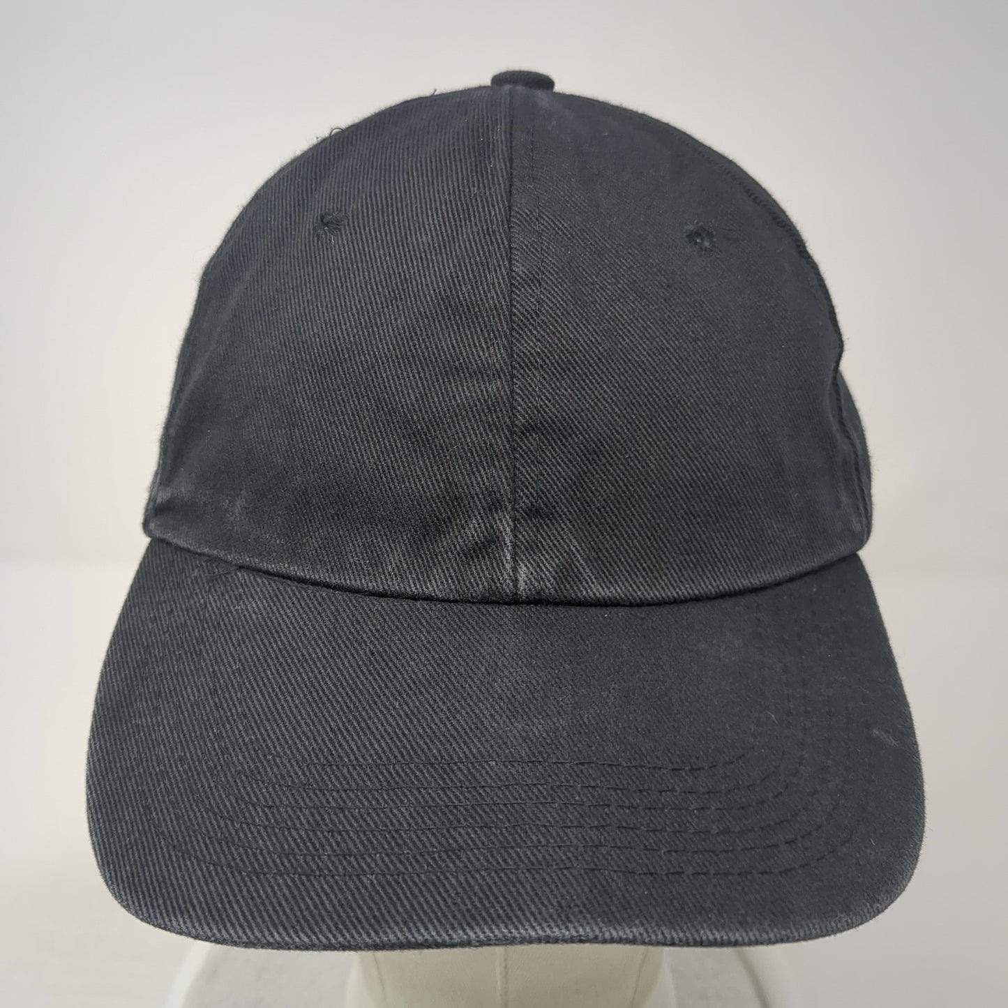 Merona Slideback Hat Black One Size Adjustable Solid 6 Panel Blank