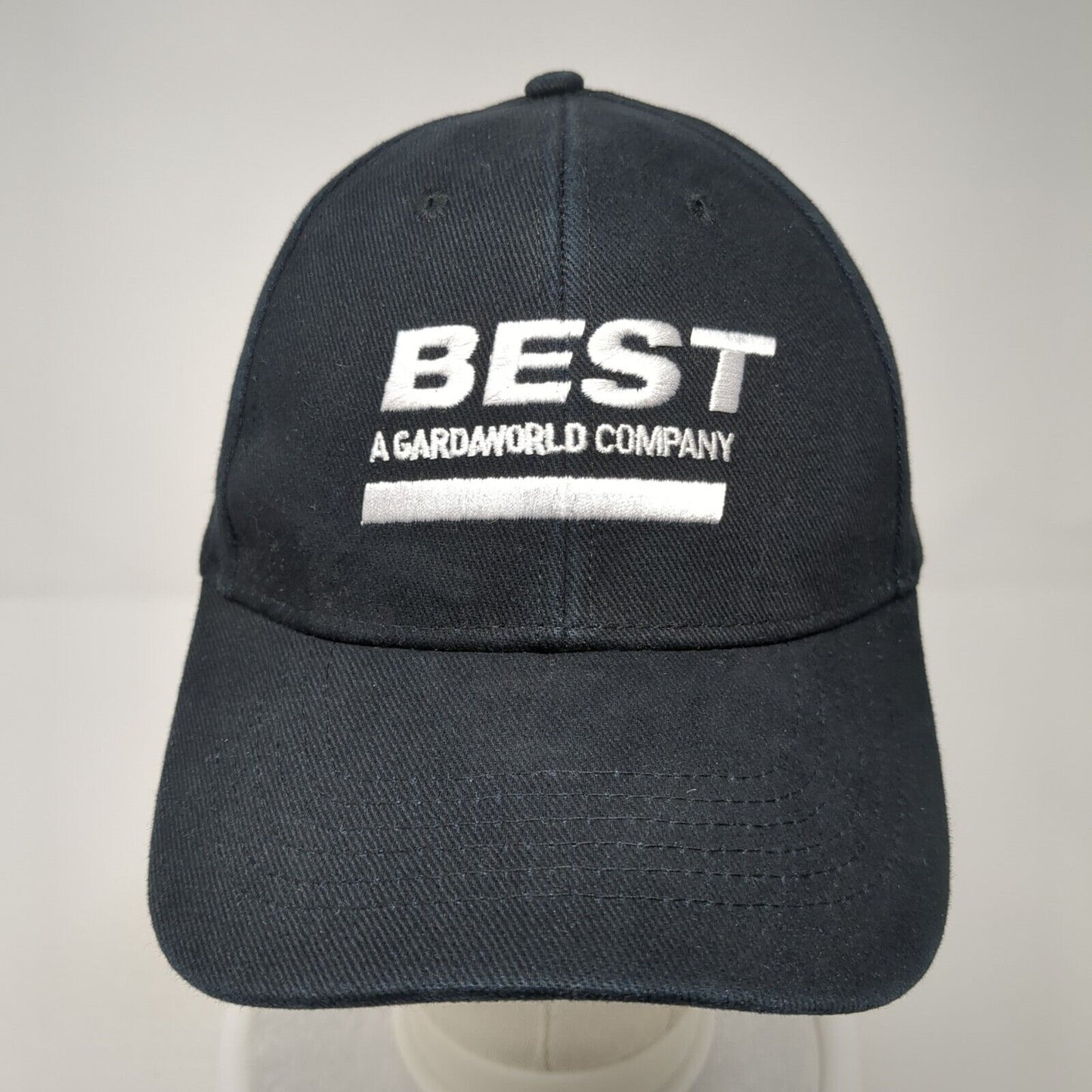BEST A GardaWorld Company Strapback Hat Black One Size Embroidered