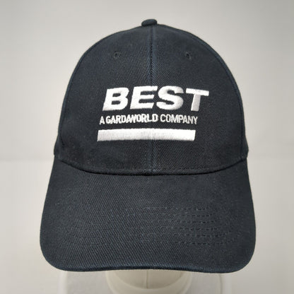 BEST A GardaWorld Company Strapback Hat Black One Size Embroidered