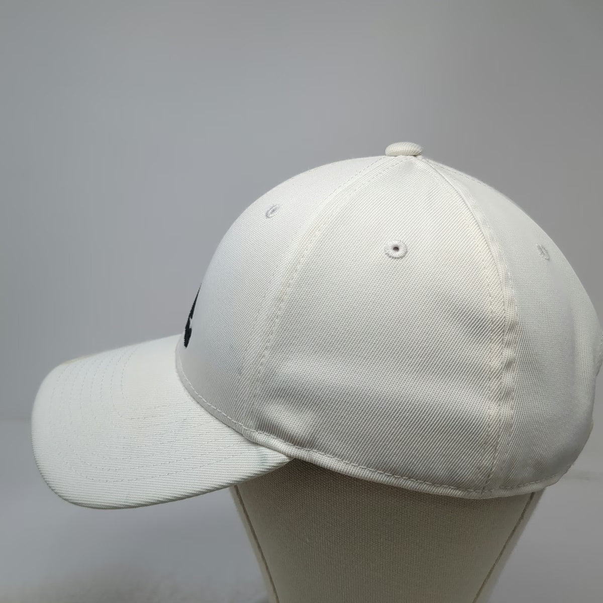 Adidas Baseball Cap White One Size Aeroready Recycled Strapback Hat Logo Black