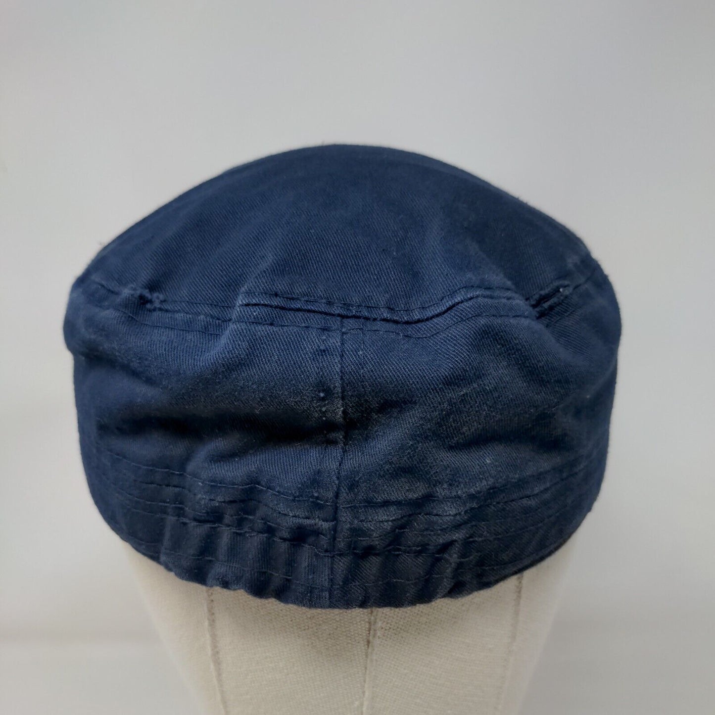 Star Studded Stretch Strapback Cadet Army Cap Hat Blue One Size Pit Bull