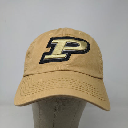 Top of the World Men's Slideback Hat Tan Purdue Boilermakers Embroidered Logo