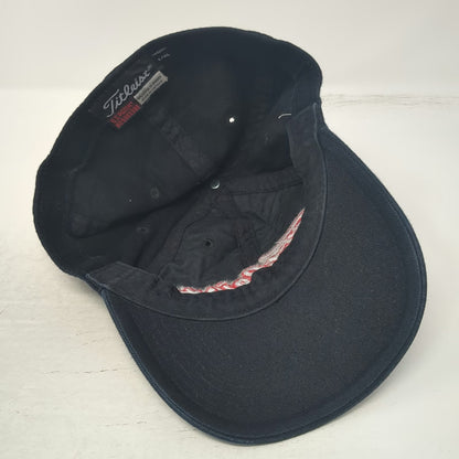 Titleist Fitted Baseball Cap Black XL Pro-Titanium 905 Stretch Fit Cotton Hat