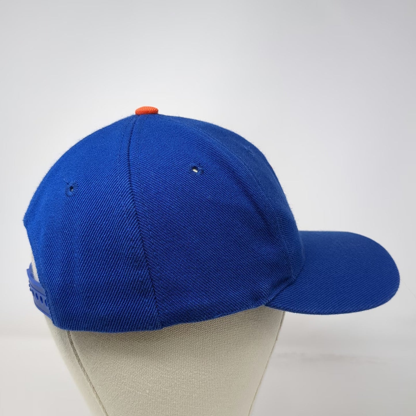 New York Mets MLB Twins Snapback Hat Blue OSFM Embroidered Logo Gray Underbrim