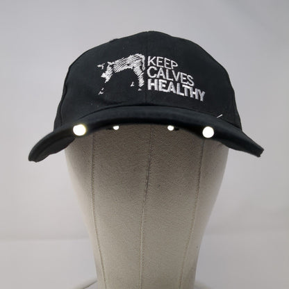 Keep Calves Healthy Strapback Hat Black One Size LED Light Powercap