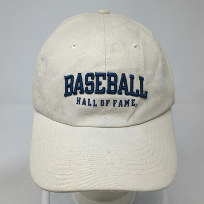 The Game Baseball Cap Beige One Size Hall of Fame Cooperstown NY USA Flag Hat