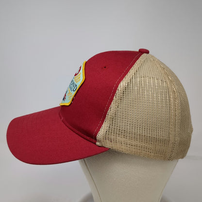 Brewery Branding Co Richmond Beer Trail RVA Red One Size Trucker Hat Mesh Back