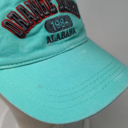 Orange Beach 1984 Alabama Strapback Hat Greenish-Blue One Size Alvin's Island