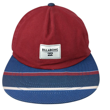 Billabong Snapback Hat Multicolor One Size Adjustable Patch Logo Vented Holes