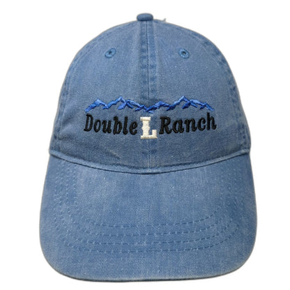 OTTO Baseball Cap Blue One Size Double L Ranch Bishop CA Mountain Graphic Hat