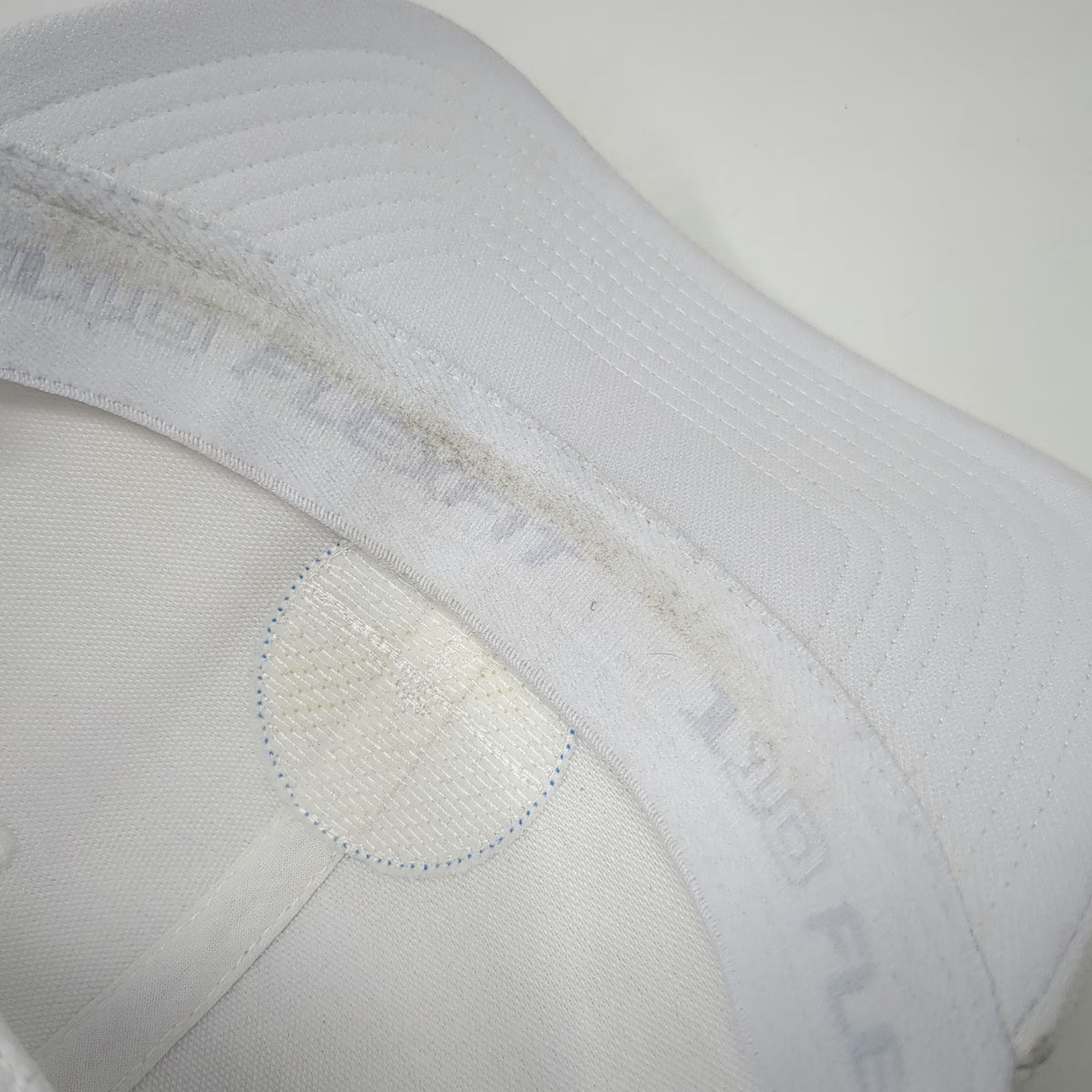 TravisMathew Snapback Hat White One Size Golf Logo Patch Adjustable Structured