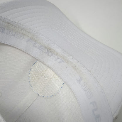 TravisMathew Snapback Hat White One Size Golf Logo Patch Adjustable Structured