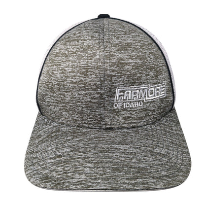 Farmore of Idaho Reinko Snapback Trucker Hat Gray One Size Mesh Back