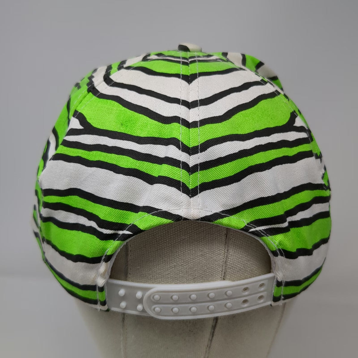 Mohr's 5 Panel Green Zebra Hat One Size Snapback Pink Gyppo Jungle Idaho