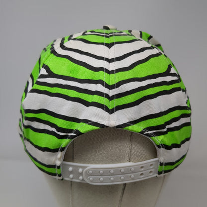 Mohr's 5 Panel Green Zebra Hat One Size Snapback Pink Gyppo Jungle Idaho