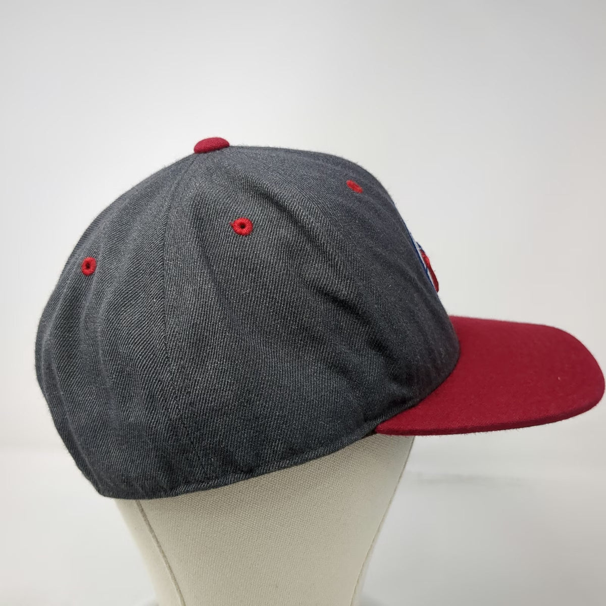 Mitchell & Ness Philadelphia 76ers NBA Hat Gray Red 7 3/4 Fitted Cap Flat Brim