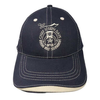 Chief Joseph Days Shrine Golf Tournament Strapback Hat Blue OSFA Solid