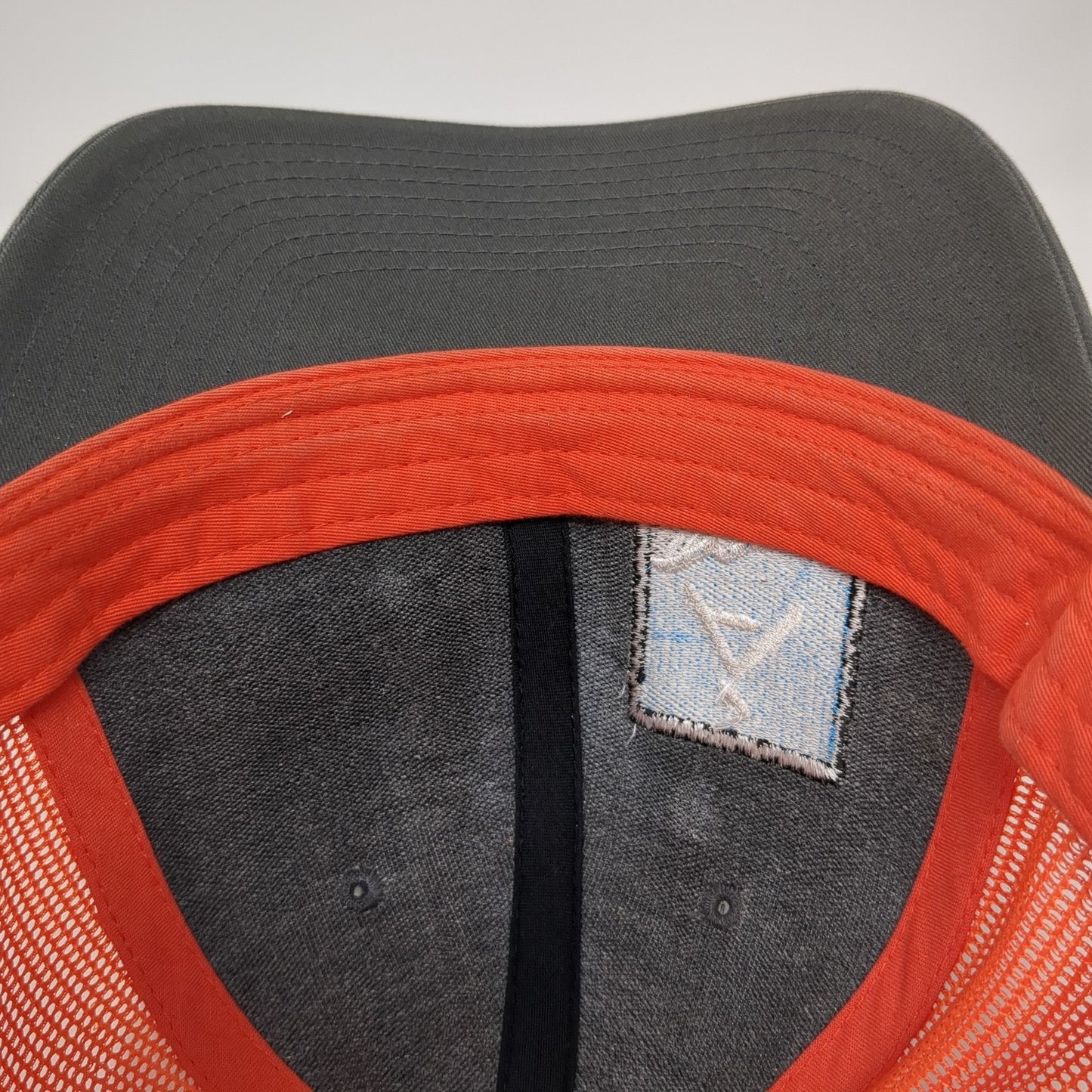 Richardson Snapback Trucker Hat Multi One Size Logo Patch Mesh Back