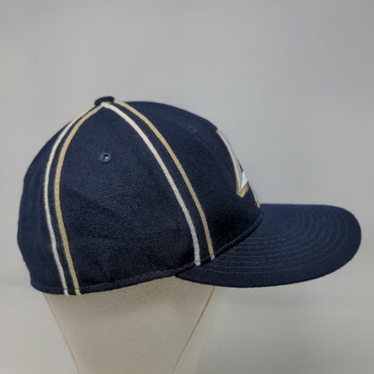 Velocity Men's Fitted Hat Blue Size 7 3/8 Embroidered Legacy Lightning Logo