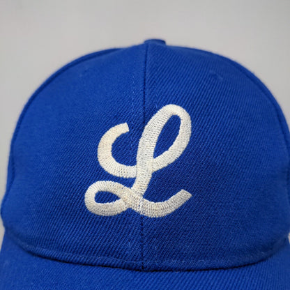 San Sun Men's Snapback Hat Blue Size OSFA Embroidered L Logo