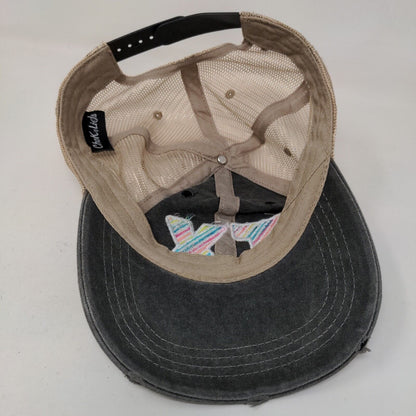 Chok Lids Men's Snapback Mesh Back Hat Multicolor Embroidered Texas Logo