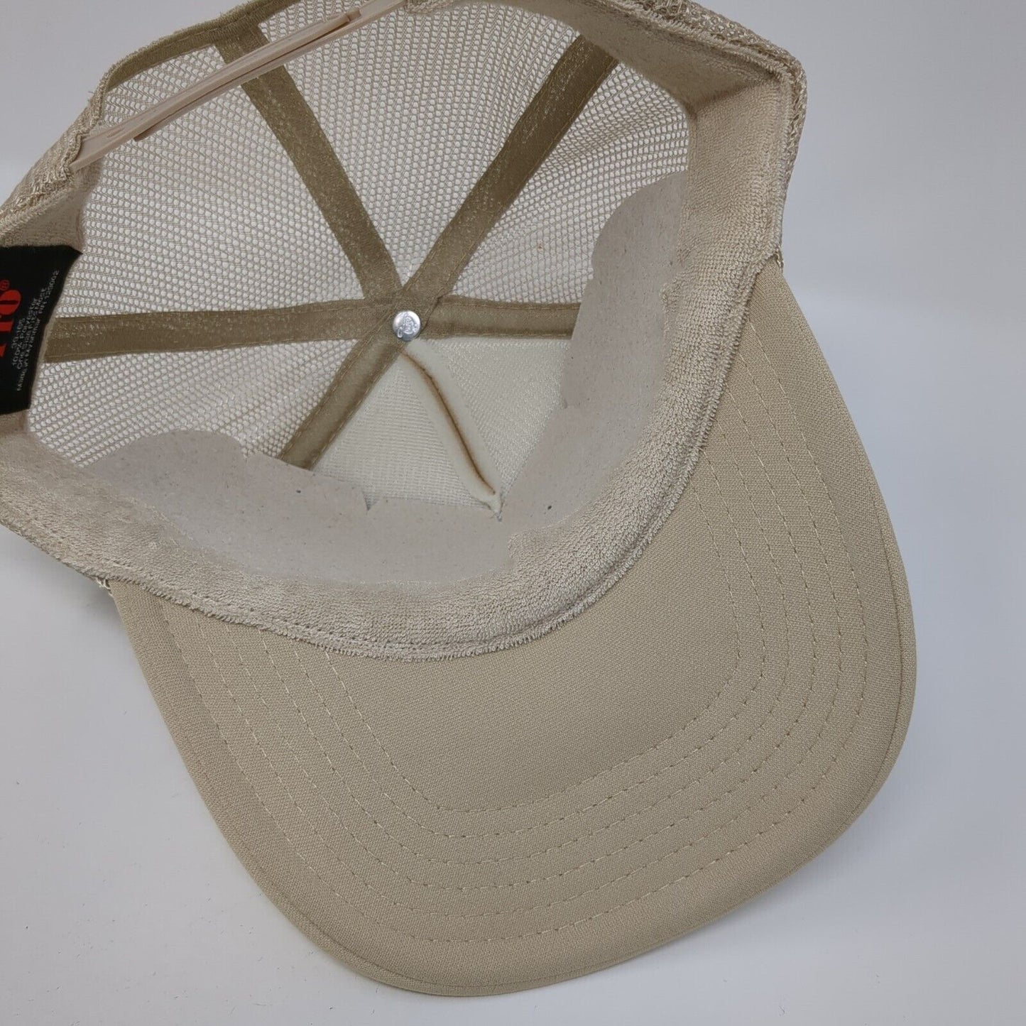 Lil Bees Bohemian Truck Snapback Rope Trucker Hat Tan One Size Mesh Back