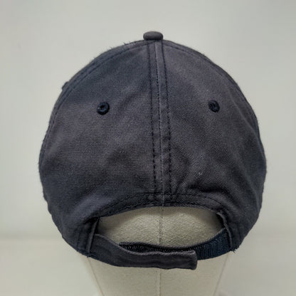 Bacardi Patch Strapback Hat Blue One Size Adjustable 6 Panel Vent Holes