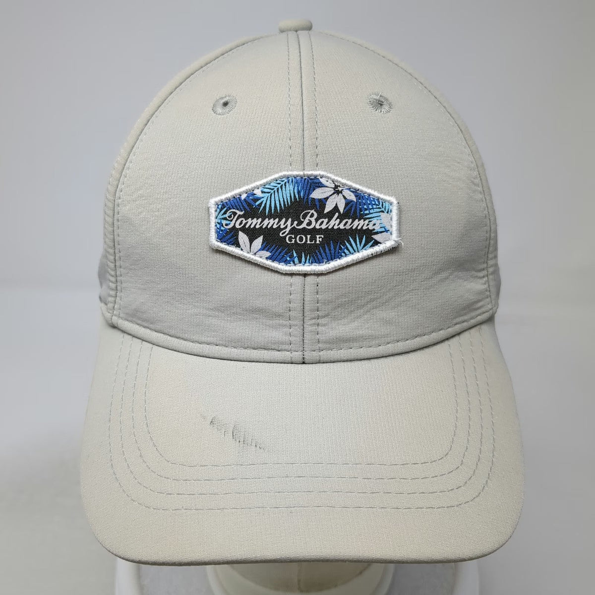 Tommy Bahama Snapback Gray One Size Golf Hat Performance Tropical Patch