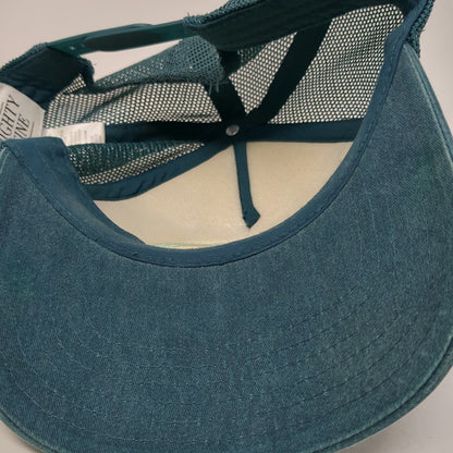 Mighty Fine Trucker Hat Blue One Size Rainbow Doing My Best Mesh Back Snapback