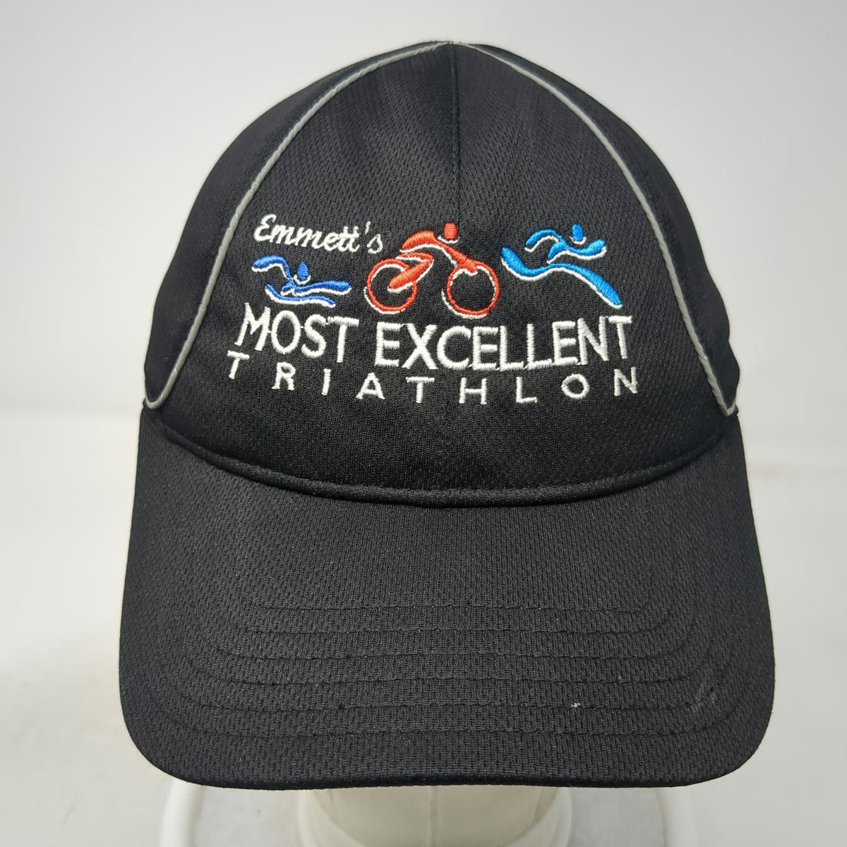 Outdoor Cap Baseball Cap Black One Size Most Excellent Triathlon Mesh Piping Hat