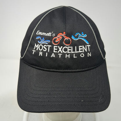Outdoor Cap Baseball Cap Black One Size Most Excellent Triathlon Mesh Piping Hat