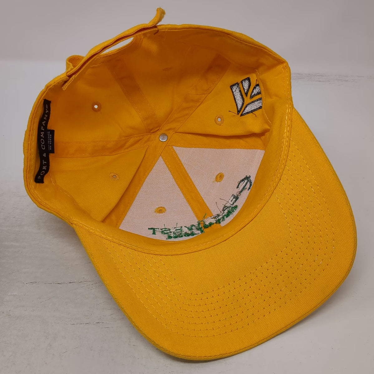 Port & Company Baseball Cap Yellow One Size Cessna Eastwest Aircraft Sales Hat