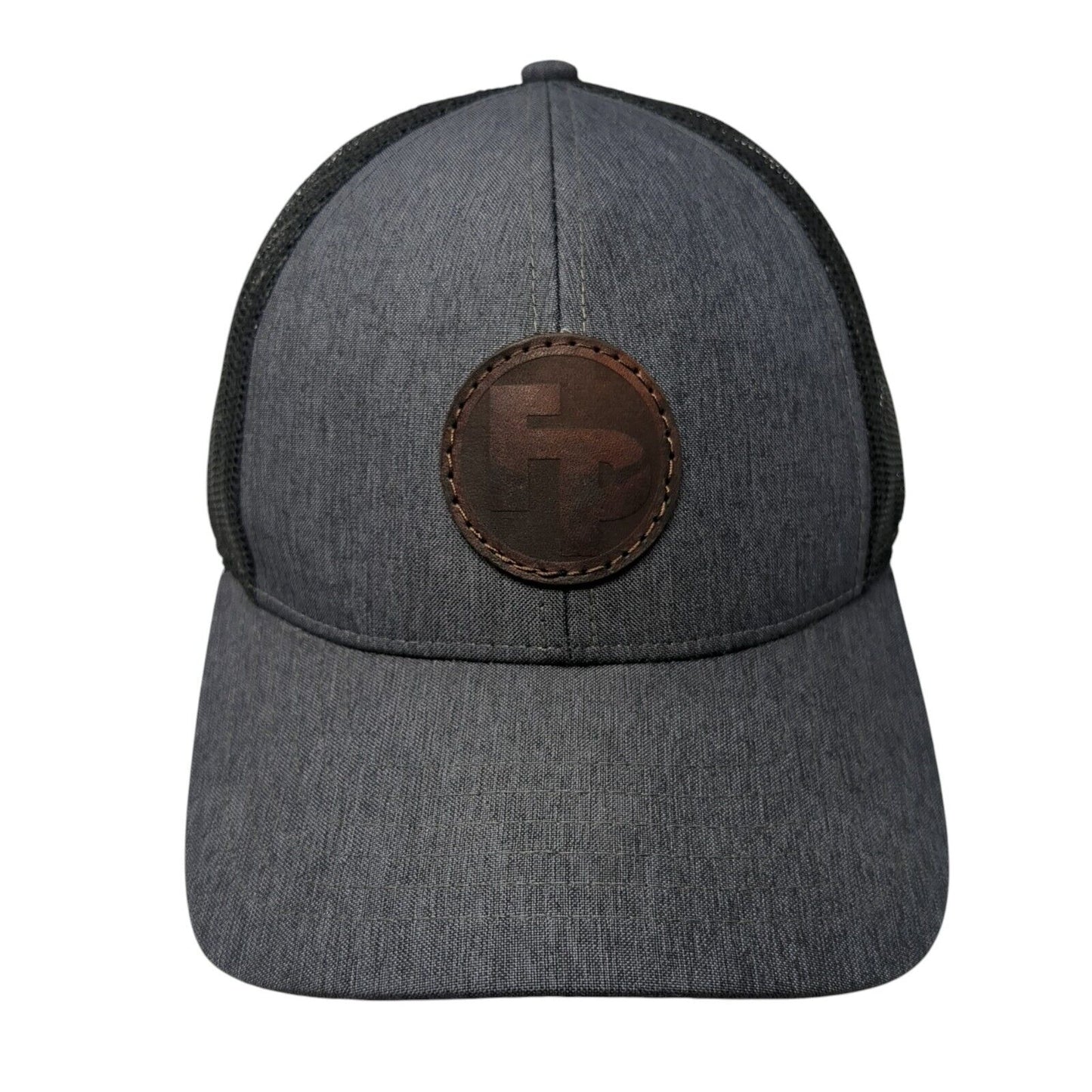 FP Patch Snapback Mesh Back Trucker Hat Gray One Size Outdoor Cap