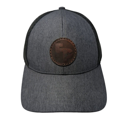FP Patch Snapback Mesh Back Trucker Hat Gray One Size Outdoor Cap