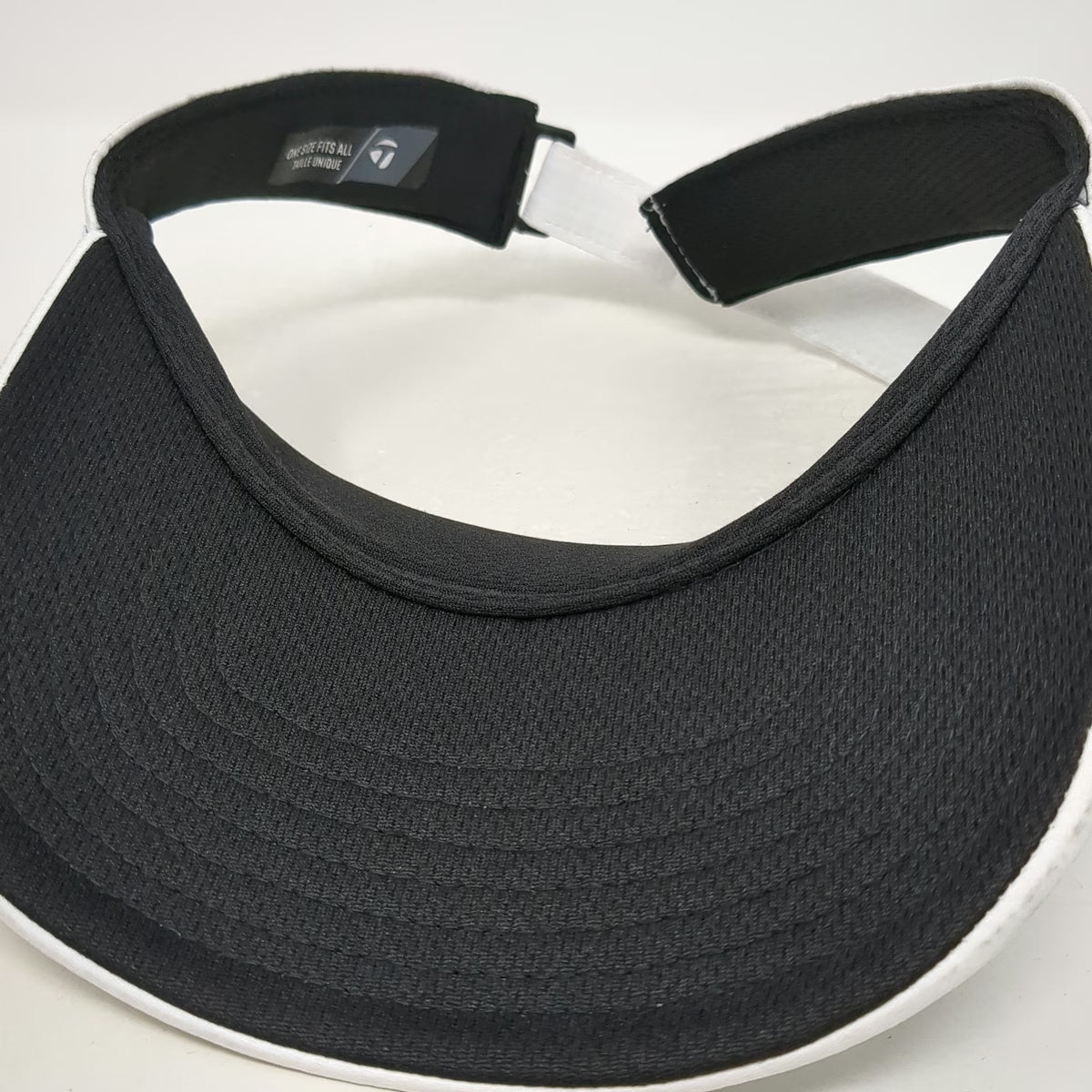 TaylorMade Visor White One Size Golf Hat SIM TP5 Logo Strapback 3D Embroidery