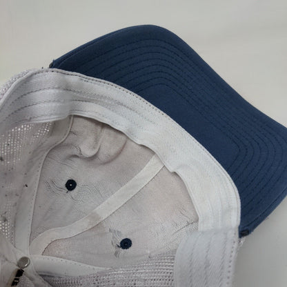 Columbia Patch Fitted Mesh Back Trucker Hat Blue L/XL Colorblock