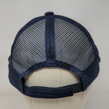 ICG Strapback Mesh Back Trucker Hat Blue One Size Port Authority