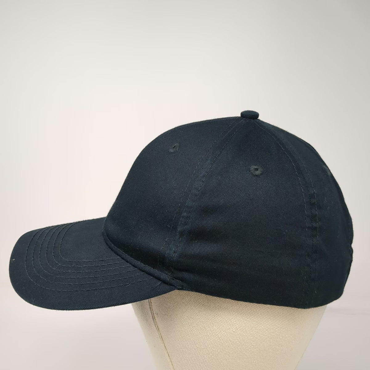 Loomstate Chipotle Baseball Cap Black One Size Organic Cotton Strapback Hat