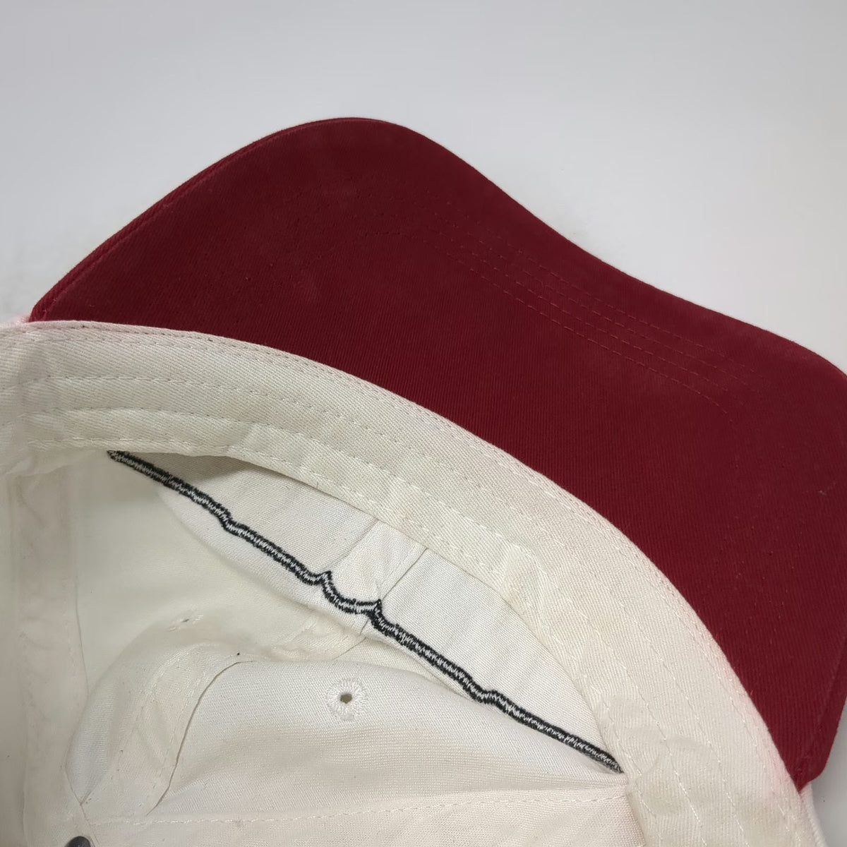 Harley-Davidson Baseball Cap White Red One Size 120th Anniversary Logo Patch hat