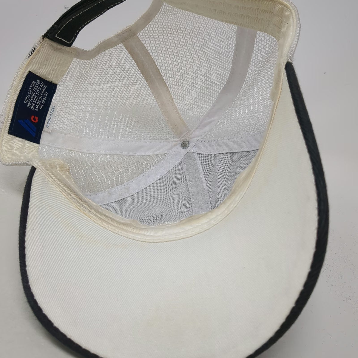 Headwear USA White's Metal Detectors Hat Baseball Cap Black OSFM Mesh Strapback
