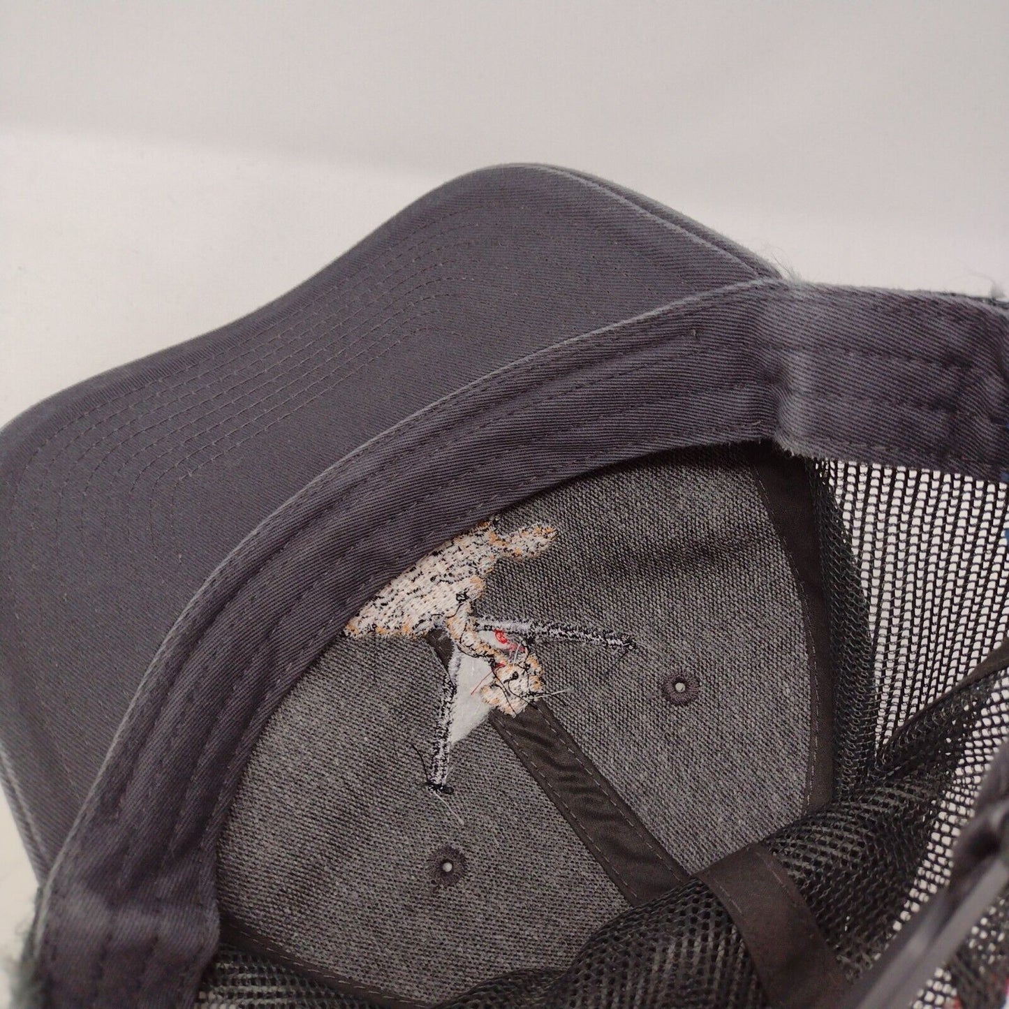 John Day Golf Club Snapback Trucker Hat Gray OSFA Mesh Back Port Authority
