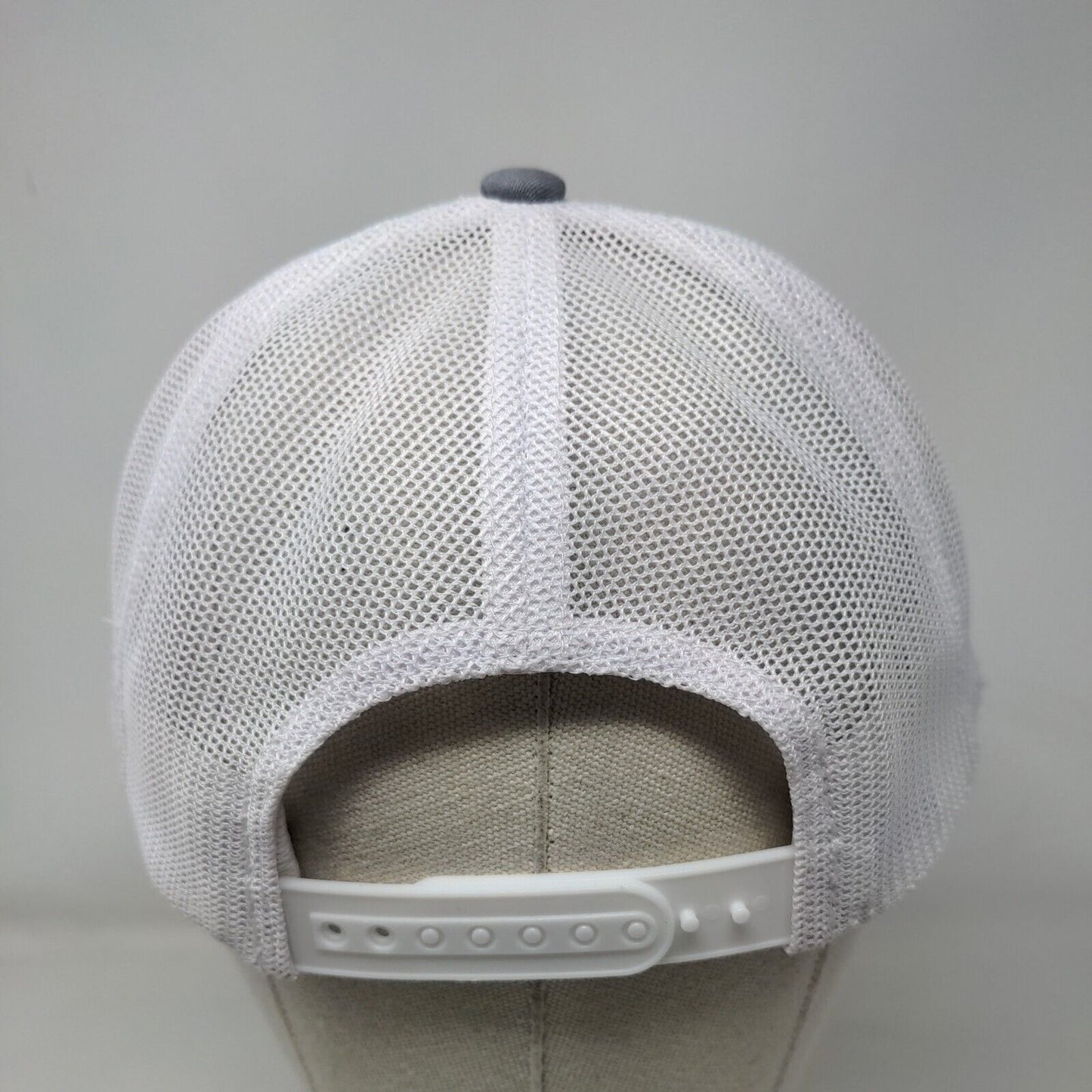 Florida Snapback Mesh Back Trucker Hat Gray One Size Colorblock Haka
