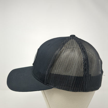 D.E.A. Centurion Snapback Trucker Hat Black OS Adjustable Mesh Back Richardson