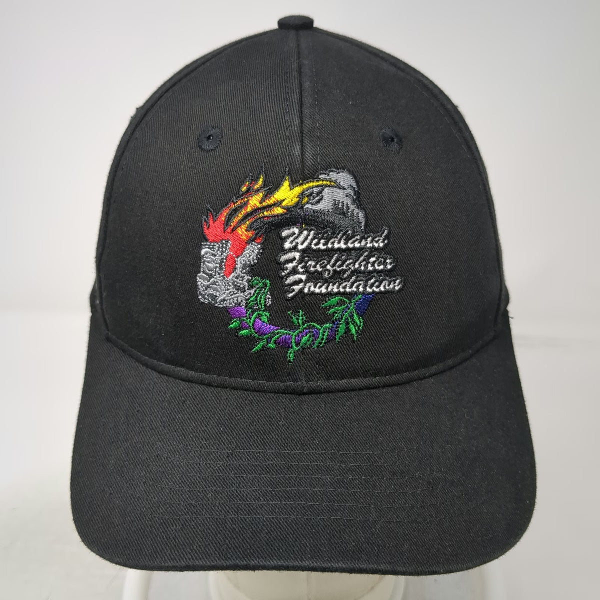 Buck's Bags Wildland Firefighter Foundation Black One Size Baseball Cap Hat WFF