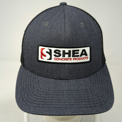 Fahrenheit Trucker Hat Gray One Size Shea Concrete Products Patch Mesh Snapback