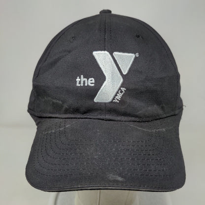 The YMCA Strapback Hat Gray OSFA Embroidered Adjustable 6 Panel