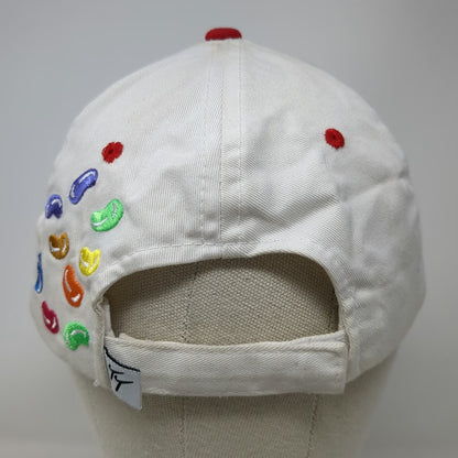Town Talk Jelly Belly Baseball Cap White One Size Jelly Bean Embroidered Hat